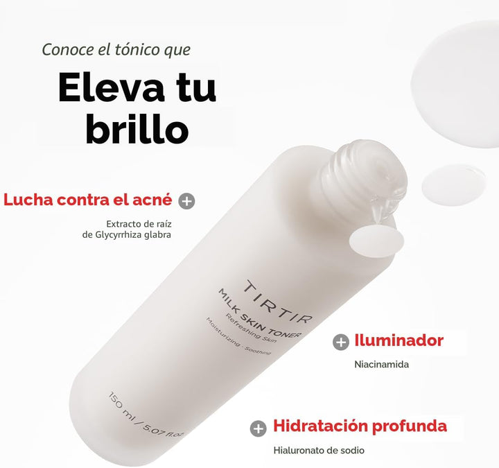 TIRTIR Tónico de Arroz Milk Skin | Tónico Hidratante y Humectante P...