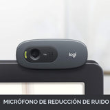 Logitech C270 - Webcam para computadora de sobremesa o portátil (pa...