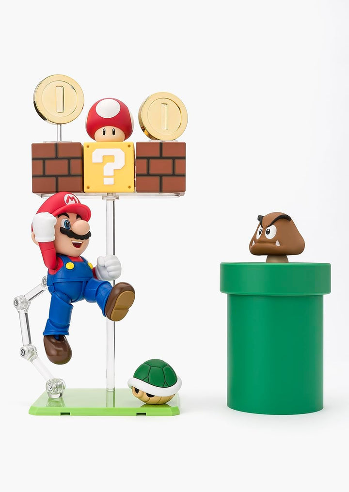 TAMASHII NATIONS - Super Mario - Figura de acción de Super Mario Pl...
