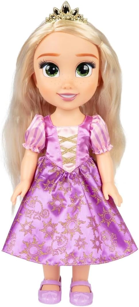 Disney Princess Muñeca Rapunzel – Amiga cantante Rapunzel y Pascal – Canta 'I See The Light' y habla, 13.8 in/13.78''