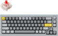Keychron Q2 Teclado mecánico con cable al 65% con perilla y RGB – Interruptor rojo Gateron G Pro intercambiable en caliente, programable QMK/VIA, montaje de doble junta, cuerpo de aluminio para Mac