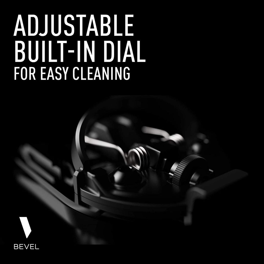 Bevel Recortadora de barba para hombres - Edición Black, recortador...