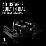 Bevel Recortadora de barba para hombres - Edición Black, recortador...
