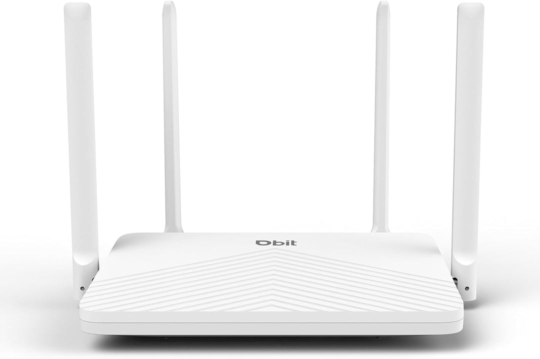 Router WiFi DBIT AC1200 2.4GHz +5GHz de doble banda MU-MIMO con 4 p...