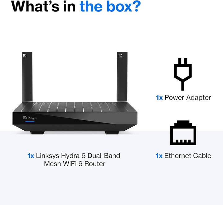 Linksys AX2200 | Router WiFi 6 de malla de doble banda | 2.2 (AX220...