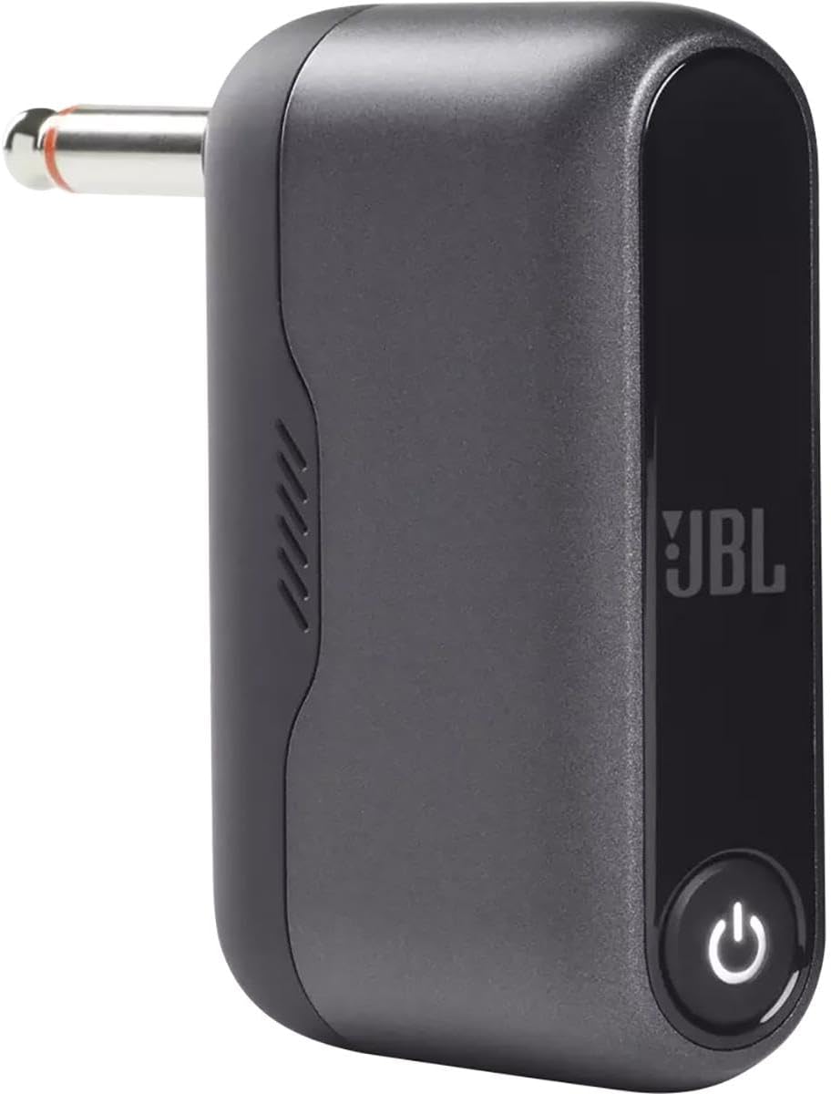 JBL Sistema inalámbrico de dos micrófonos con receptor de doble canal, negro