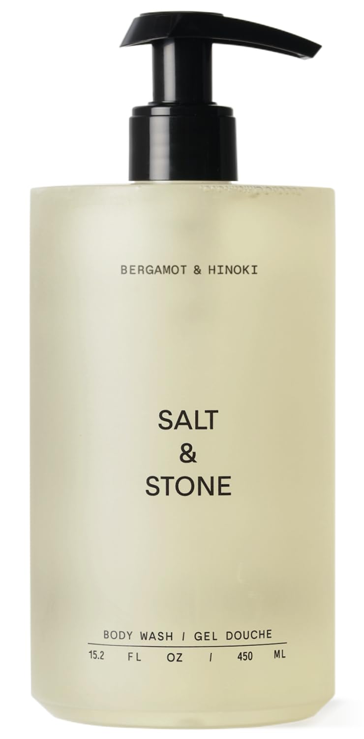 Salt &amp; Stone Gel de ducha corporal con antioxidantes para una h...