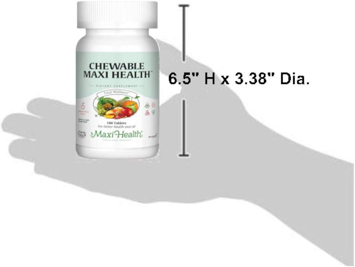 Maxi Health Multivitamínico masticable para niños, adolescentes y a...