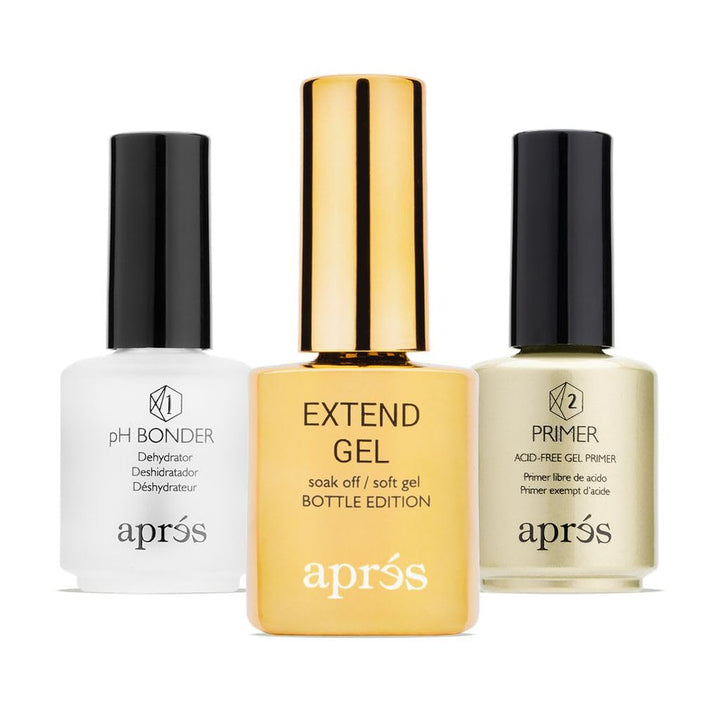 APRÉS Gel-X® - Paquete profesional de extensión de uñas - Gold Bott...