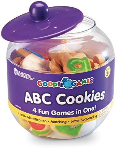 Learning Resources Goodie Games ABC Cookies - Letras del alfabeto,...