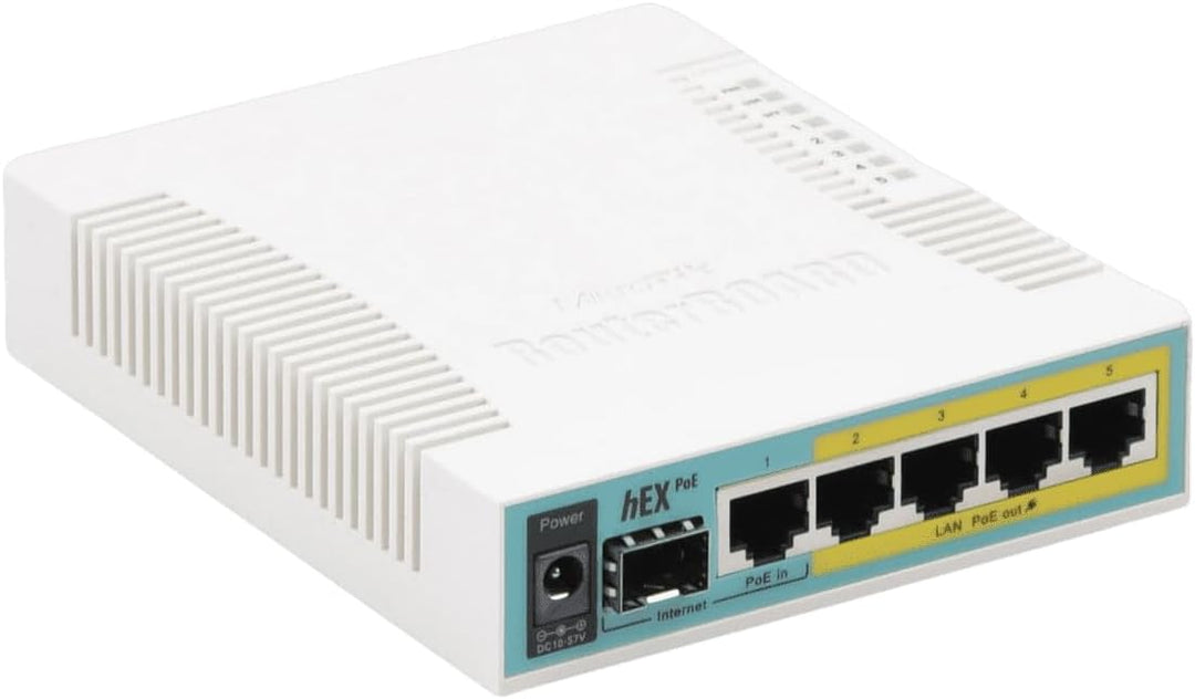 Mikrotik Routerboard hEX RB960PGS 128MB Router Gigabit 5 puertos Po...