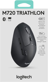 Logitech M720 (910-004790) Triathalon Mouse inalámbrico para múltip...