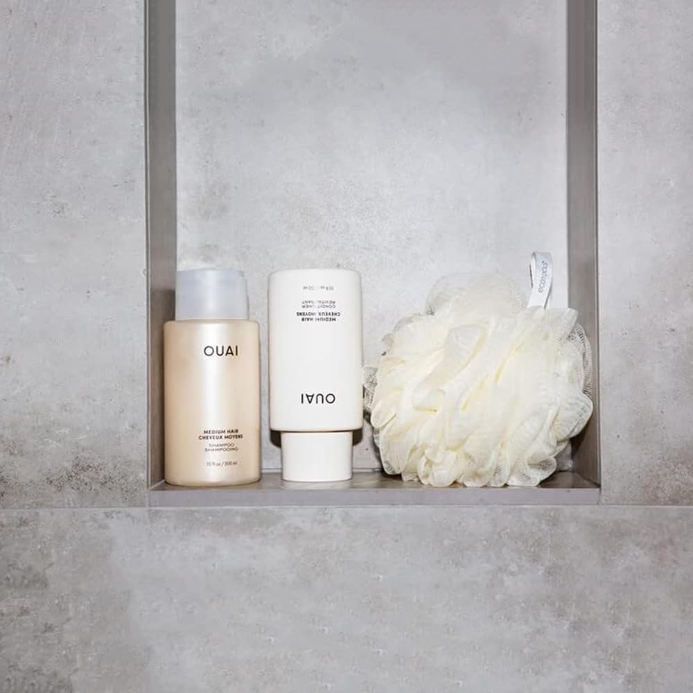 OUAI Juego de champú y acondicionador para cabello medio, tamaño de...