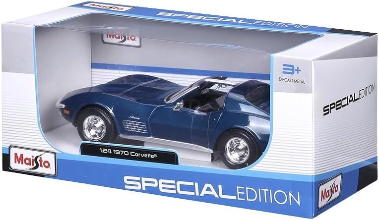 Maisto 1:24 Edición Especial 1970 Chevrolet Corvette - Azul