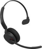 Jabra Evolve3 45 - Auriculares inalámbricos Bluetooth con micrófono, USB-A