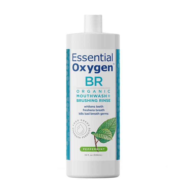 Essential Oxygen Enjuague de Cepillado Orgánico Certificado BR, Enj...