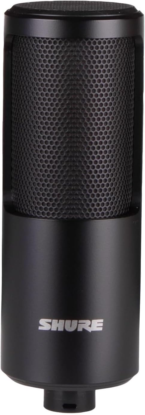 Shure SM4-K - Micrófono condensador de estudio, micrófono XLR para...