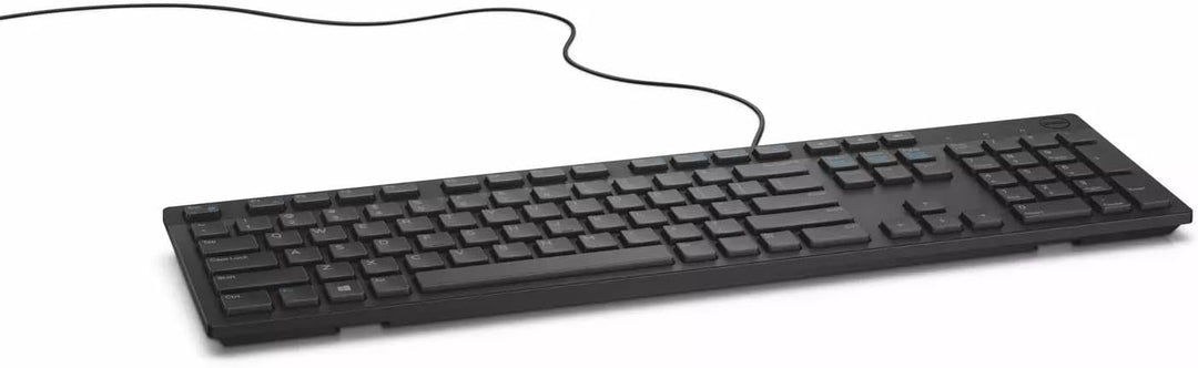 DELL - Teclado de escritorio con cable USB multimedia en