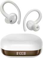 Oraolo N-Lite 216 - Auriculares inalámbricos, deportivos con ganchos para los oídos, auriculares con cancelación de ruido, graves profundos estéreo sobre auriculares de 48 horas de reproducción
