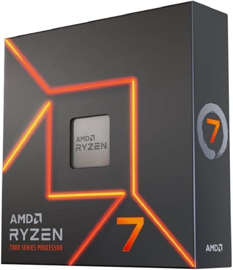 Procesador para computadora de escritorio AMD Ryzen 7 7700X de 8 nú...