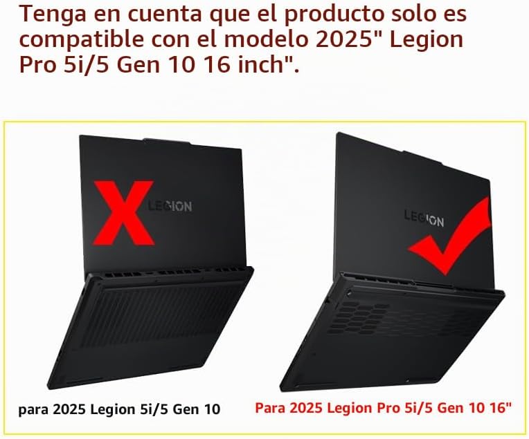IMMOENUC Juego de fundas para laptop 4 en 1 para Legion Pro 5i\/5 G...