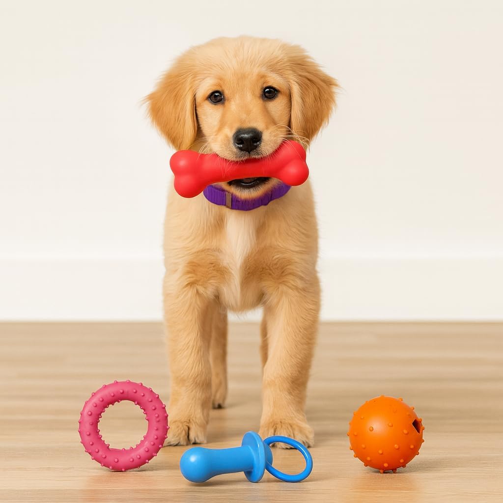 Jalousie, juguete de masticación de goma natural para juego interactivo, pelota de juguete, cuerda de goma, juego de valor para razas pequeñas a medianas, perro mestizo, cachorro
