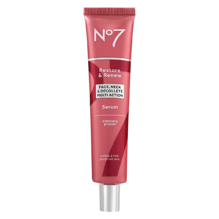 No7 Restore &amp; Renew Suero Multiacción para Rostro y Cuello - Su...