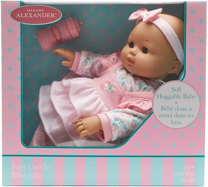 Madame Alexander Muñeca Bebé Cuddles de 14 Pulgadas con Biberón, Ro...