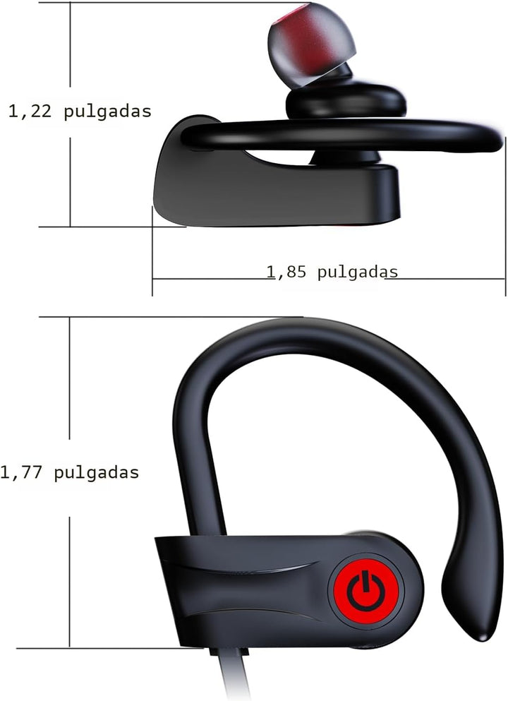 Auriculares Bluetooth Boean, auriculares inalámbricos con 16 horas...