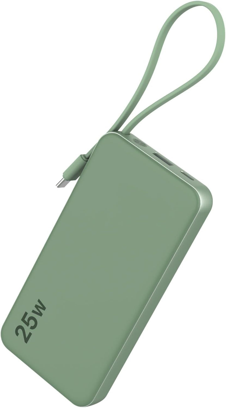 NOBIS Cargador portátil 25W 10000mAh Power Bank con cable USB-C inc...