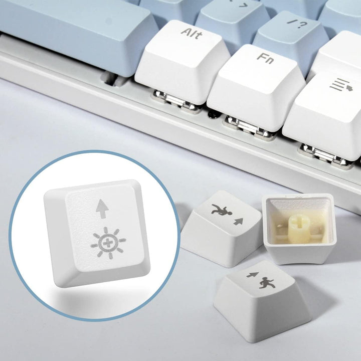 Qisan Teclado mecánico 104 para juegos | Teclado USB de gran tamaño...