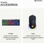 CyberPowerPC PC para juegos, AMD Ryzen 5 5500, Radeon RX 6500 XT 4GB, GMA3100A3