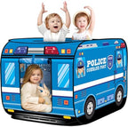Camión de bomberos Pop Up Tent para niños, juguete interior/ exterior