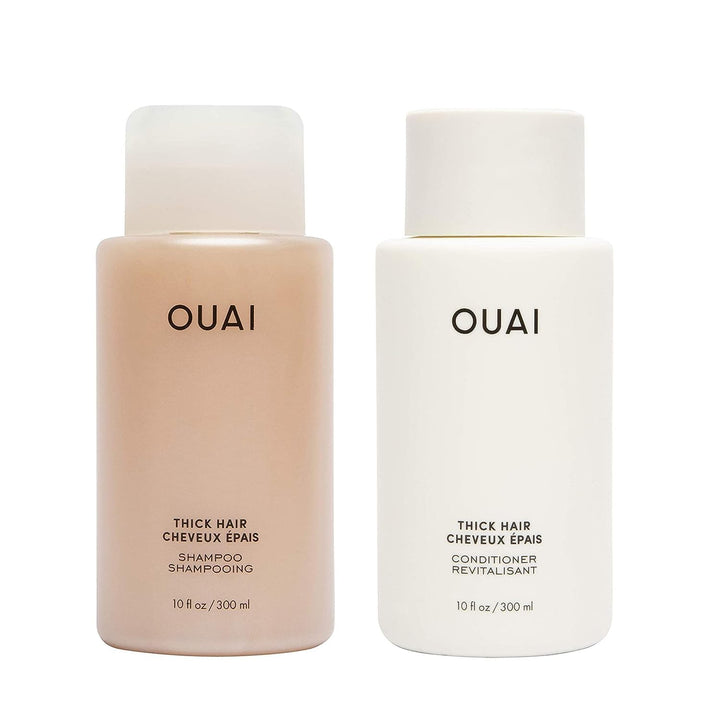 OUAI Juego de champú y acondicionador para cabello grueso, champú y...