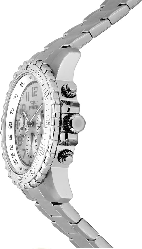 Invicta Reloj de Caballero Invicta II Chronograph Negro Dial Dos Tonos de Acero Inoxidable 1326