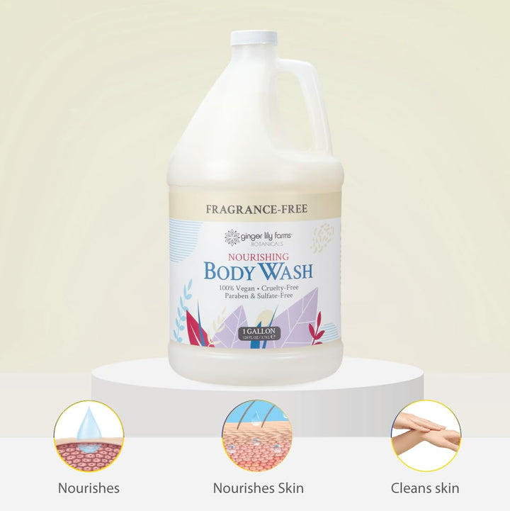 Ginger Lily Farms Botanicals - Jabón corporal nutritivo, 100% vegan...