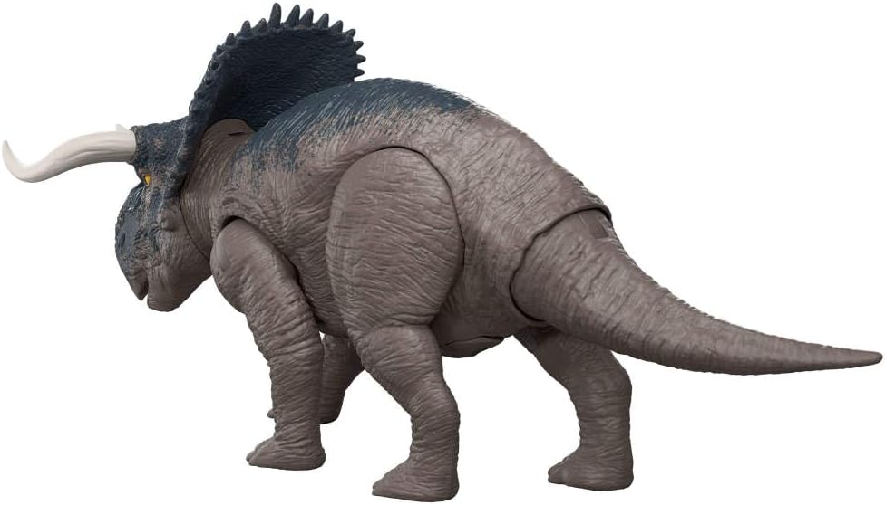 Mattel Jurassic World Rebirth Wild Roar Nasutoceratops - Juguete de...