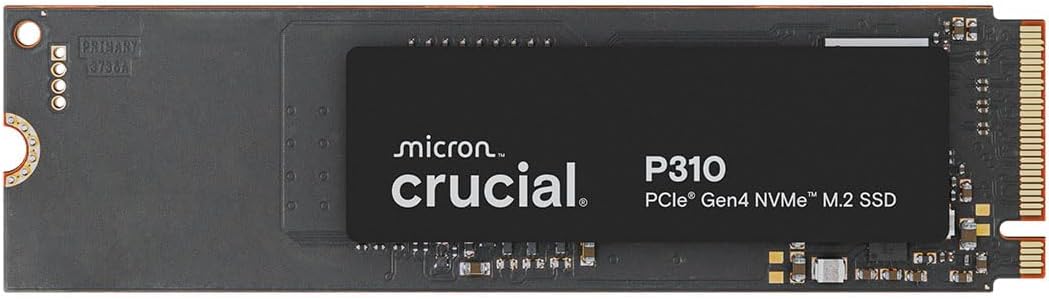 Crucial P310 SSD de 500 GB, PCIe Gen4 NVMe M.2 2280, hasta 6,600 MB...