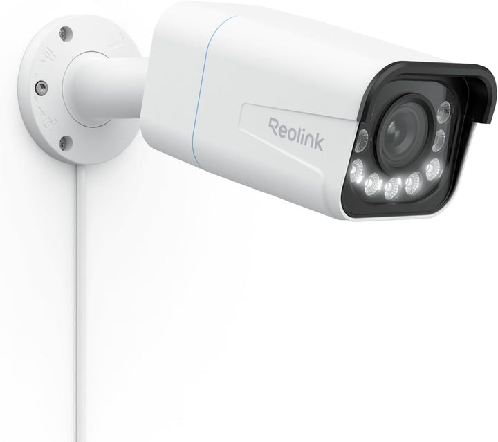 REOLINK RLC-811A - Cámara de seguridad con cable IP PoE 4K - FoV de...