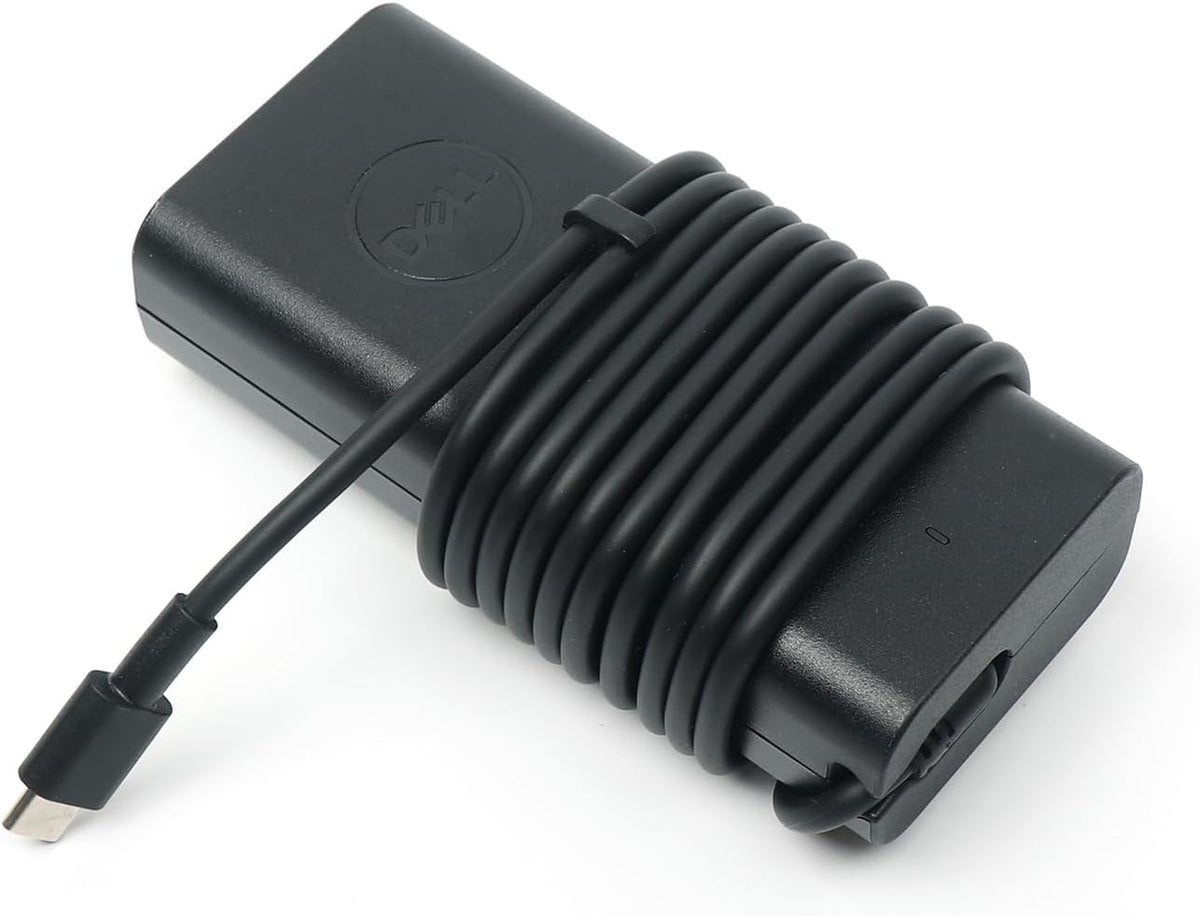 Cargador de portátil Dell 65W USB-C, adaptador de corriente AC para Latitude 5400 5410 5420 5430 5440 5450 con cable de alimentación, negro, HA65NM190