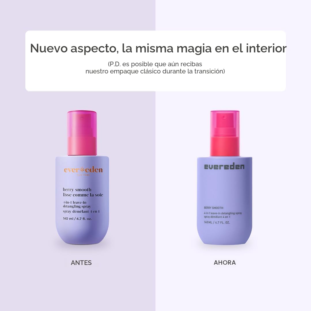 Espray desenredante para niños Evereden: Spray para cabello de 4 en...