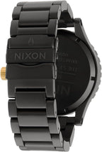 NIXON 51-30 Chrono A1389 - Reloj analógico de moda para hombre resistente al agua de 300 m (carátula de reloj de 51 mm, correa de acero inoxidable de 25 mm)