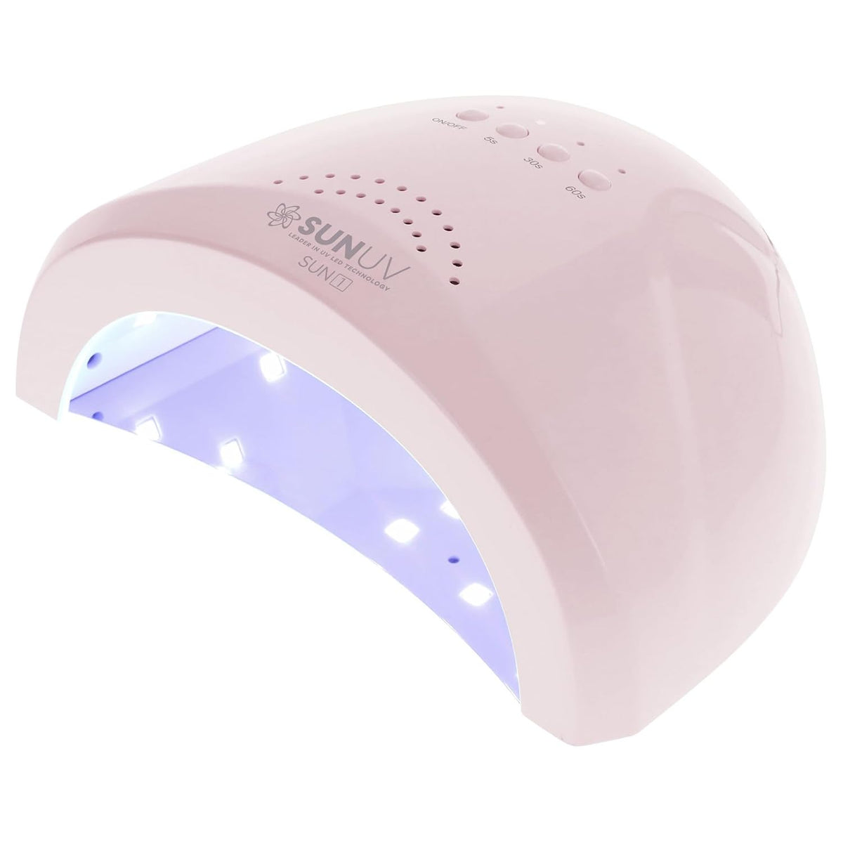 SUNUV Luz UV para uñas de gel, secadora UV para esmalte de gel con...