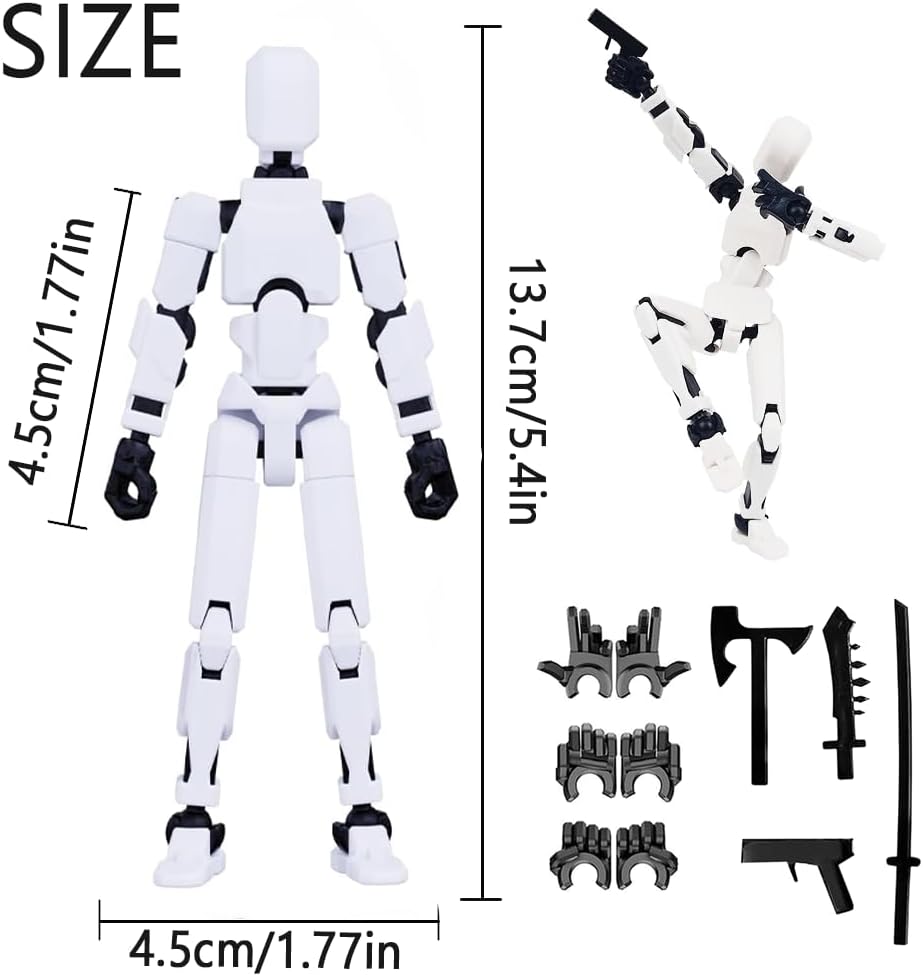 DANONI Titan13 Figura de Acción, Lucky Robot 13 Figuras de Acción,...