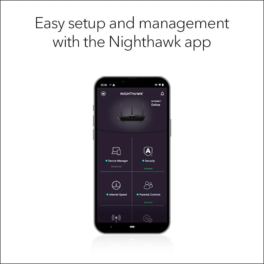 NETGEAR Nighthawk WiFi 6 Router (RAX29) - Características de seguri...