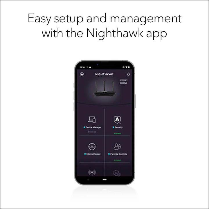 NETGEAR Nighthawk WiFi 6 Router (RAX29) - Características de seguri...