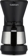 Cuisinart Cafetera de 5 tazas con jarra de acero inoxidable, cafetera con