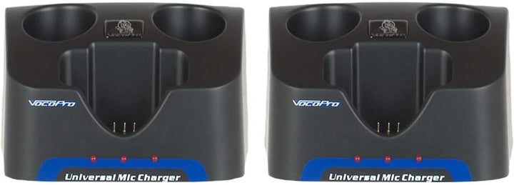 VOCOPRO UHF580510 Sistema de micrófono inalámbrico UHF recargable p...