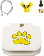 Fuente de agua para perros activada por patas, aspersor para mascotas al aire libre