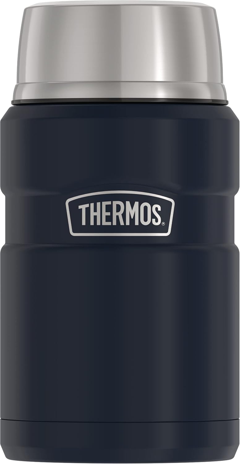 THERMOS Stainless King Tarro de alimentos aislado al vacío, 24 onza...